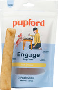 Yak Cheese Chews for Dogs & Teething Puppies, Natural, Long-Lasting Himalayan Dental Treats (3 Pack Small)
