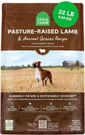 Ancient Grains Dry Dog Food, Pasture Raised Lamb Kibble, 22Lb Bag | All Life Stages, All Breed Sizes, Protein-Rich & Nutrient Dense, 100% Traceable Ingredients, Non-Gmo Fruits & Veggies.