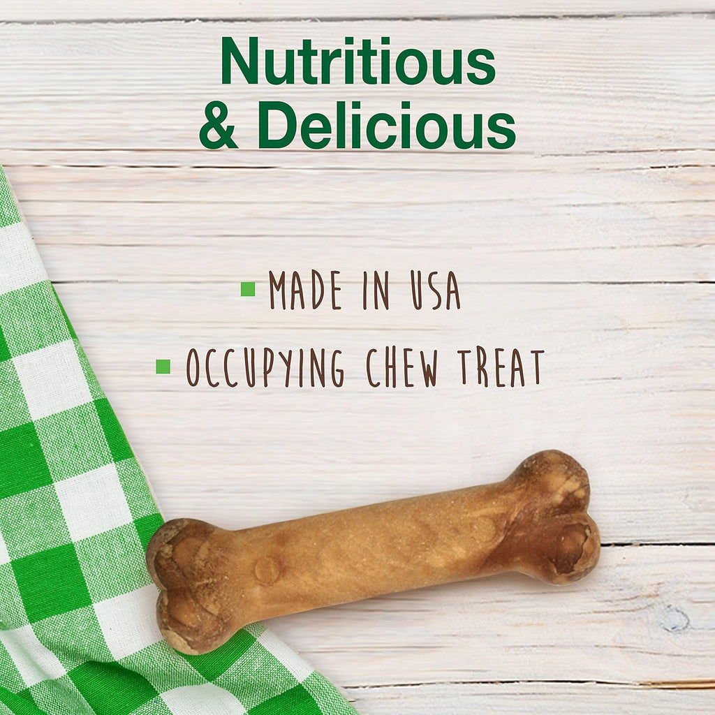 Healthy Edibles Natural Dog Chews Long Lasting Roast Beef Flavor Treats for Dogs, Medium/Wolf (2 Count)