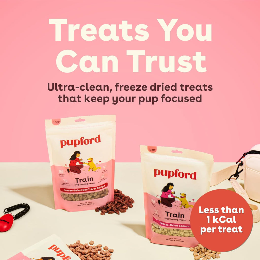 Freeze Dried Training Treats for Dogs & Puppies, 475+ Three Ingredient Bites (Beef Liver, 4 Oz)
