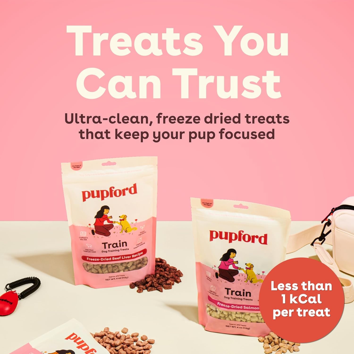Freeze Dried Training Treats for Dogs & Puppies, 475+ Three Ingredient Bites (Beef Liver, 4 Oz)