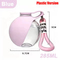 2-In-1 Portable Dog Water Bottle for Small Dogs - Leak-Proof & Compact Dog Travel Water Bottle -Stainless Steel Bottle & Silicon