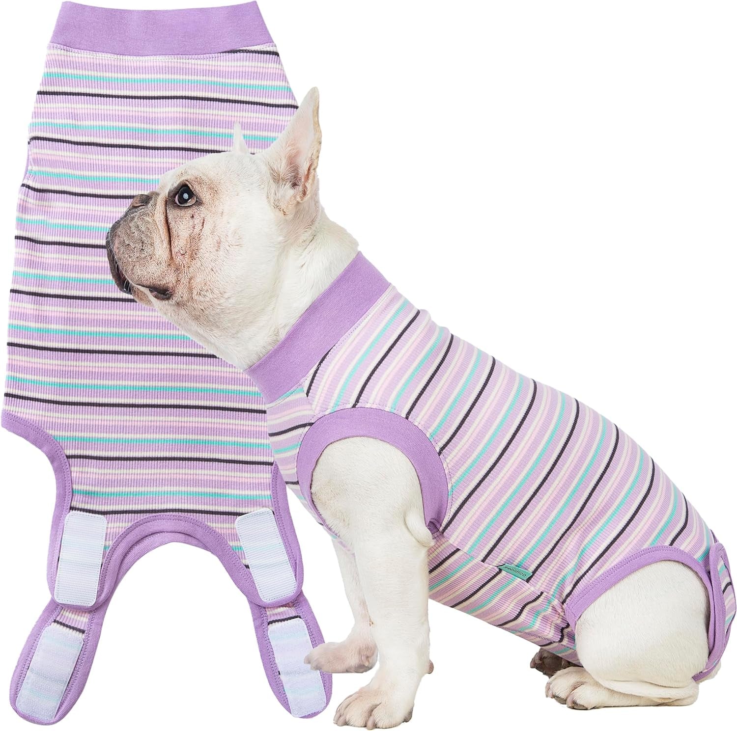 Sebdtico Recovery Suit for Dogs,Dog Surgery Suit Female Spay,Soft Dog Onesie for Surgery Female,Dog Cone Alternative Surgical Recovery Suit Female,Abdominal Wounds Licking anti Suit for Dogs